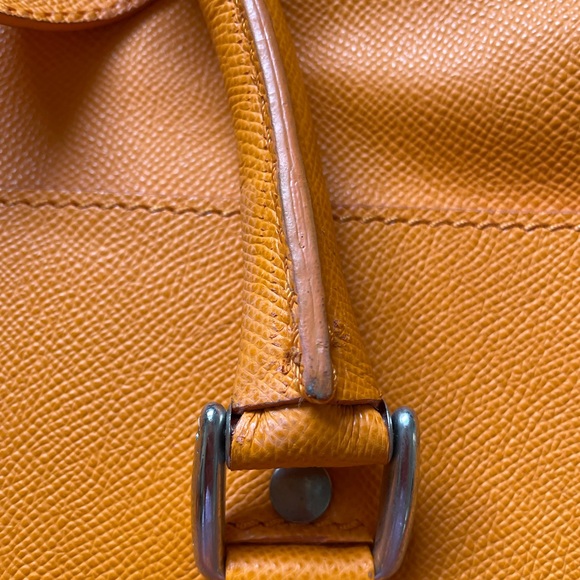 T. Anthony Authentic Italian Leather Bright Orange Carryon - Orig. $2,000! - Picture 5 of 16